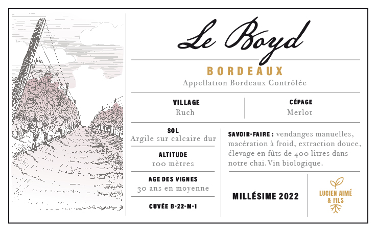 Parcelle Le Boyd Merlot